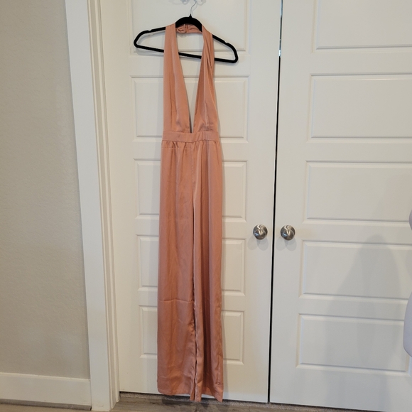 BOOHOO Women's Oli Satin JUMPSUIT SIZE 6 TALL NWT - Picture 7 of 8